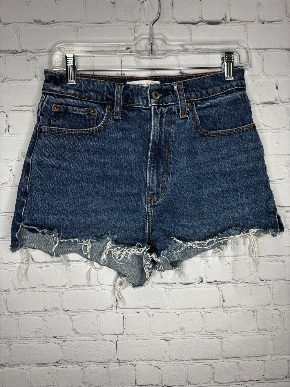 Abercrombie & Fitch The Mom Short High Rise Curve Love Size 26 / 2